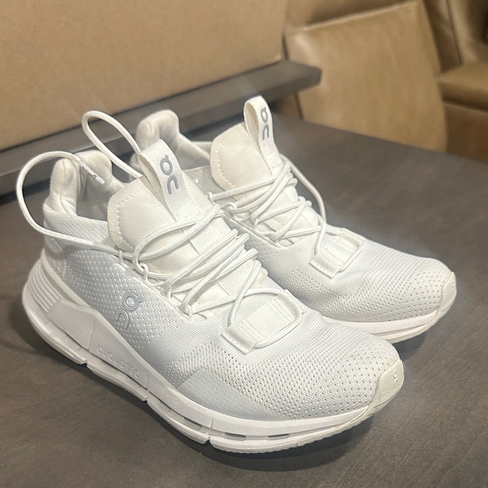 On Running Women’s All-White Athletic Shoes
